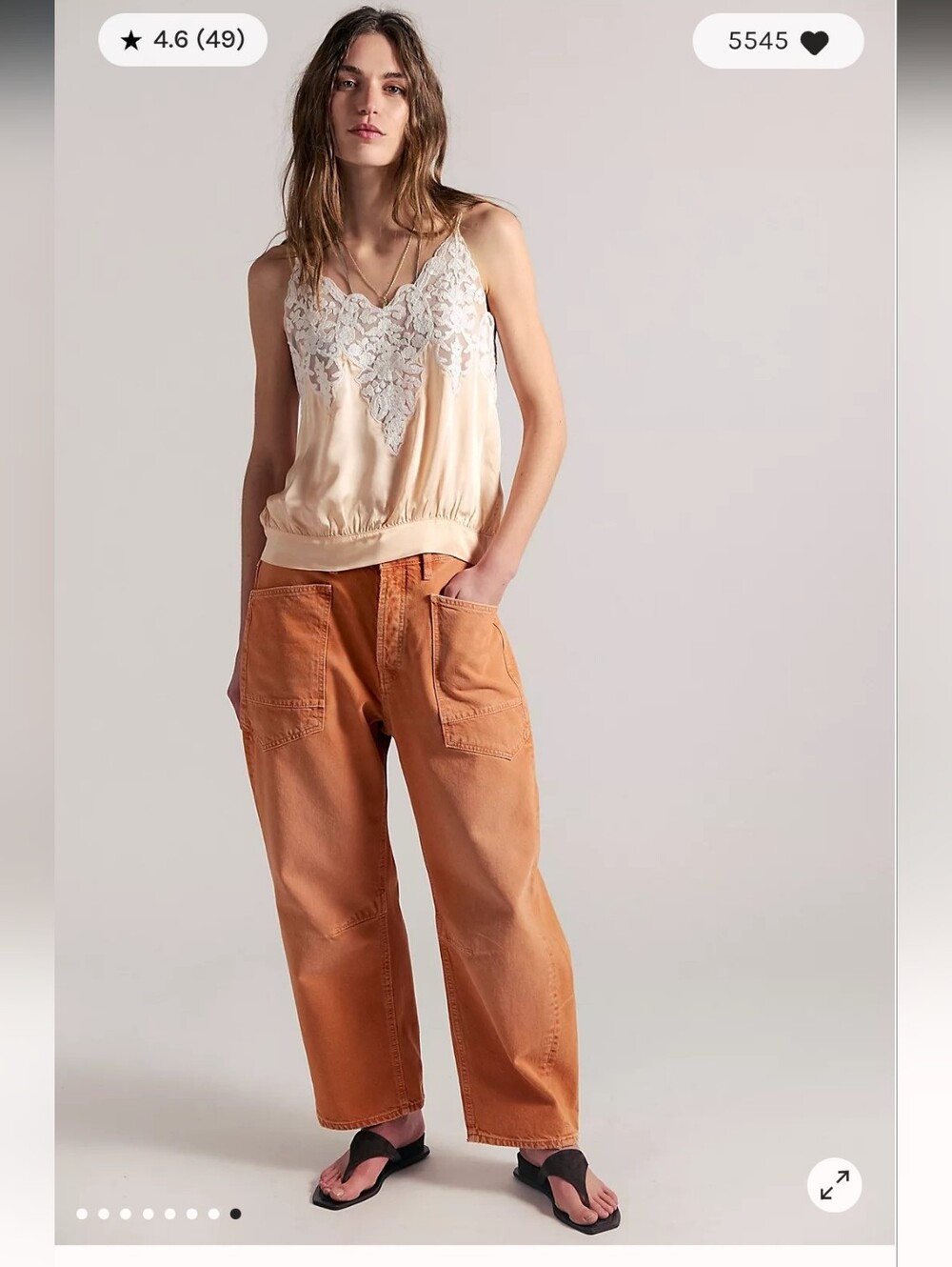 We The Free Minimalist Moxie Barrel Jeans Dusted Clay